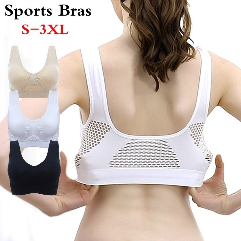 Underwire Bra Padded - Sutiã feminino respirável, sutiã vazado para