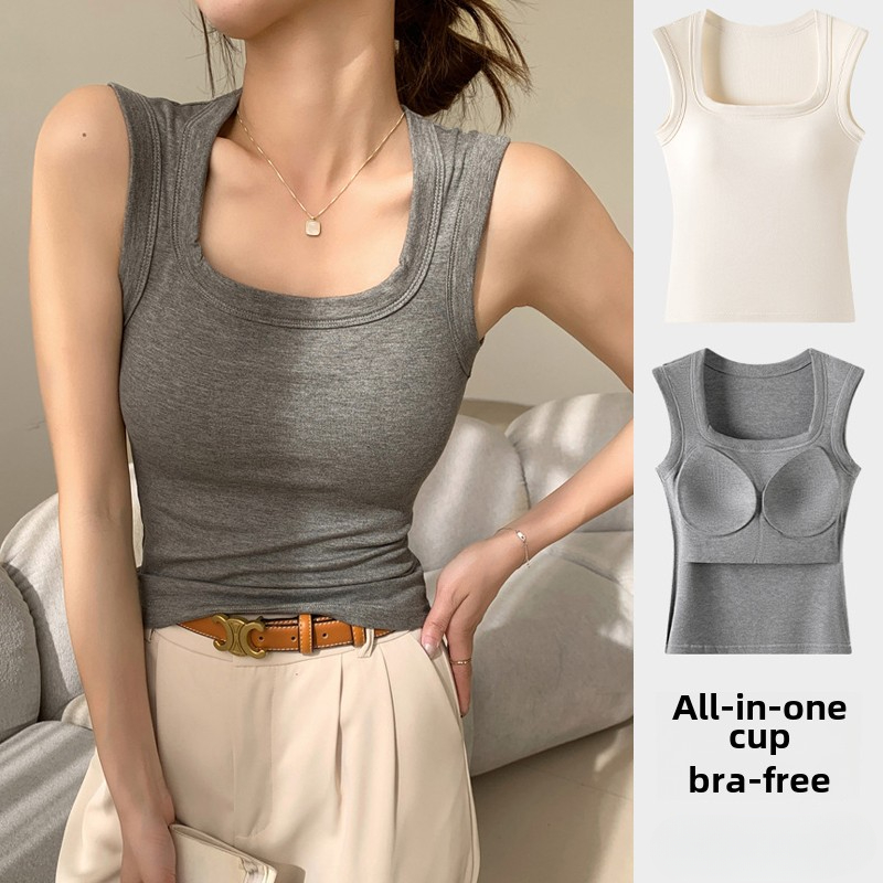 T Shirt Bra Seamless - Colete de treino respirável feminino sem