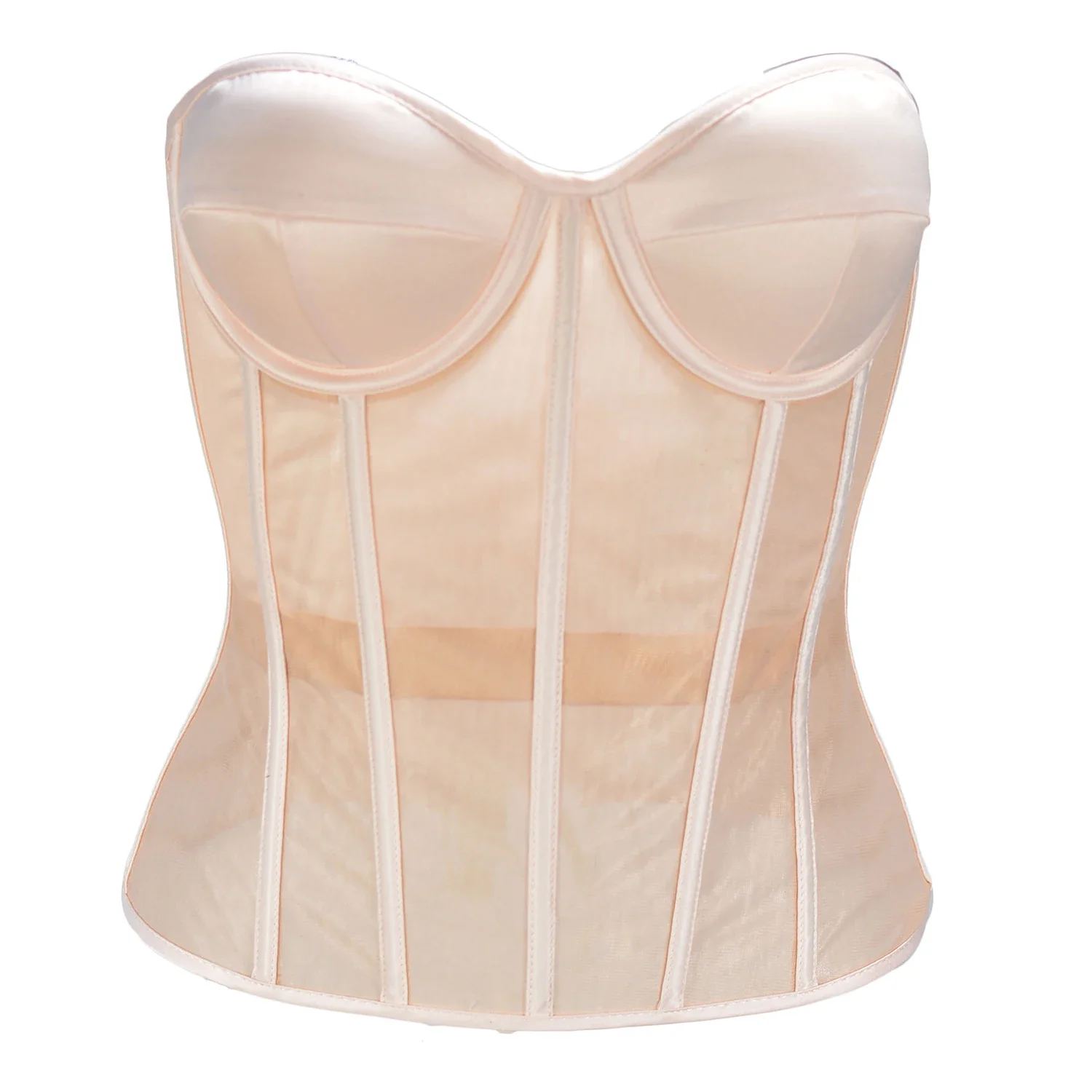 Espartilho abdominal dupla cam - Sheer Mesh Bra avaliação e preço
