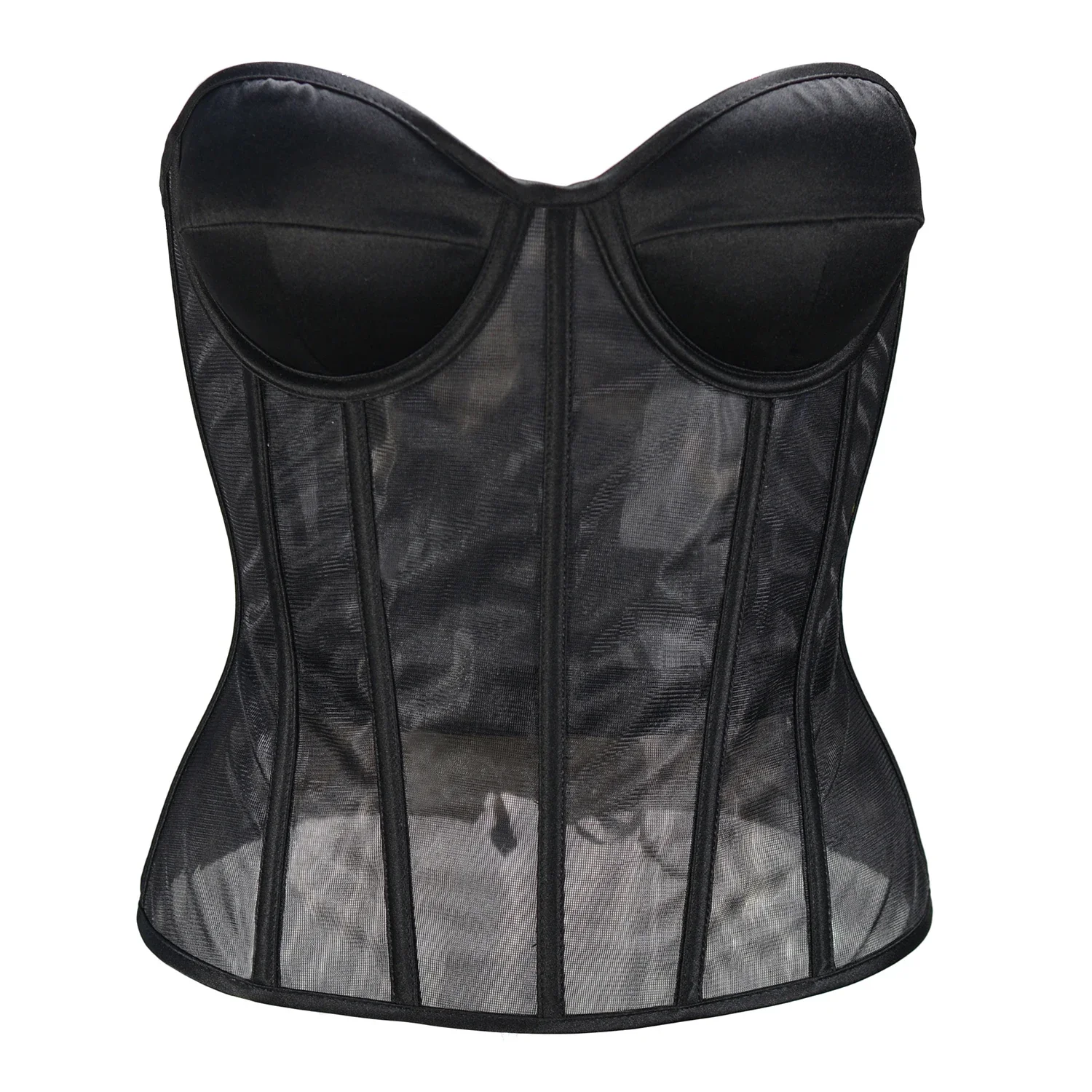 Espartilho abdominal dupla cam - Sheer Mesh Bra avaliação e preço