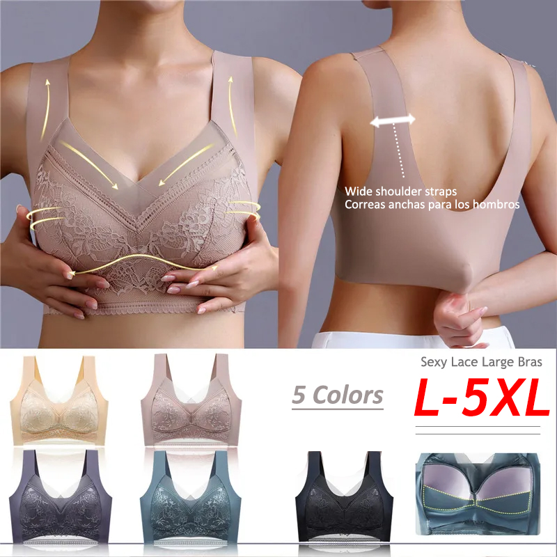 Sutiã Feminino Plus Size L-5XL - Mastectomy Bra Pocket avaliação e preço